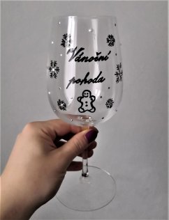 sklenka Vánoční pohoda
